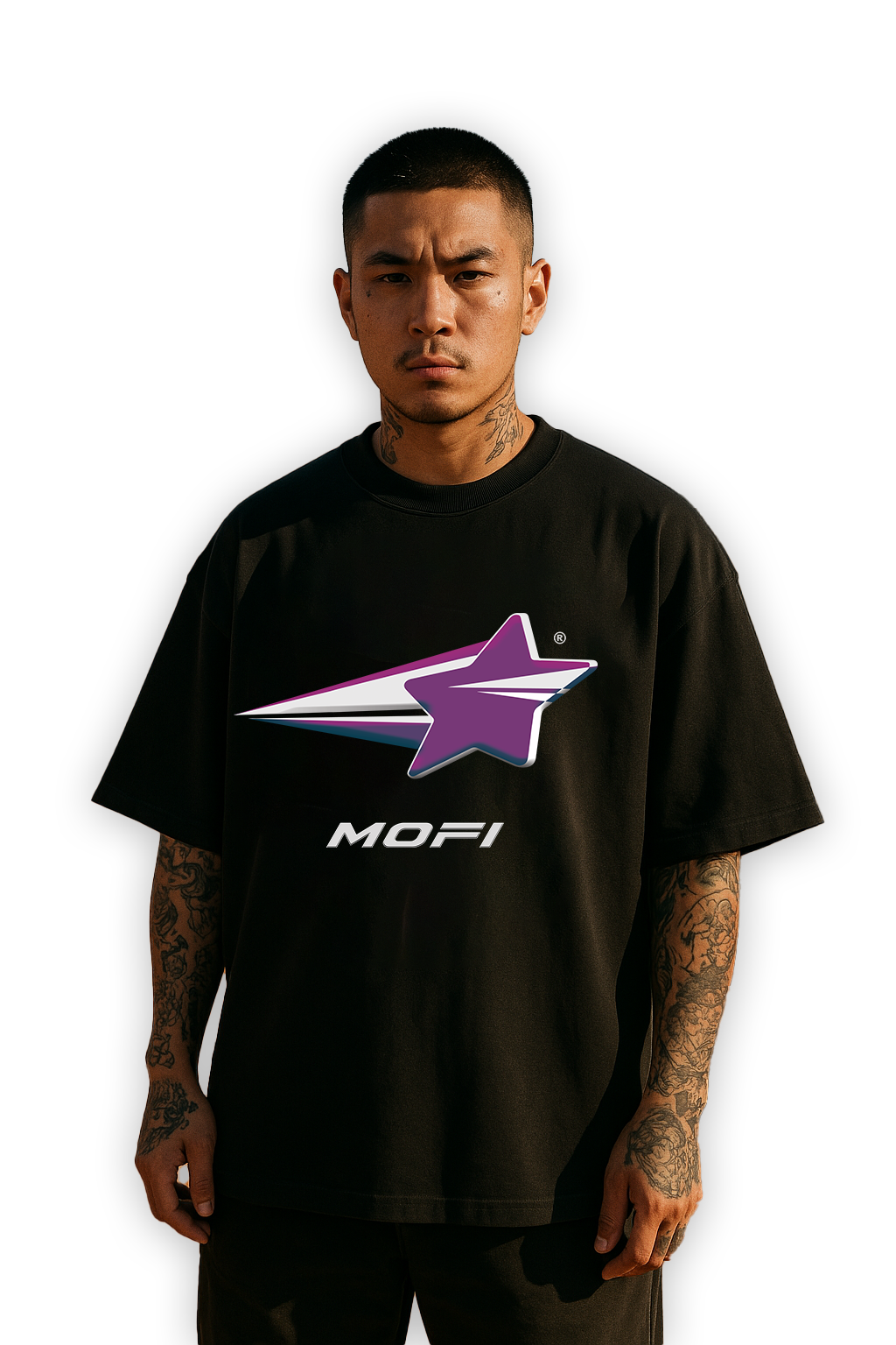 MO-FI Cosmic Expl. Tee Black